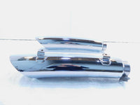 02-10 Harley Davidson V-Rod VRod VRSC VRSCA Chrome Rear Exhaust System Mufflers - C3 Cycle