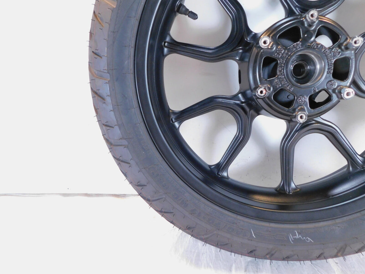Royal Enfield Meteor 350 Stellar Euro 5 Black Rear Wheel Rim & Tire 17" x 3.5" - C3 Cycle