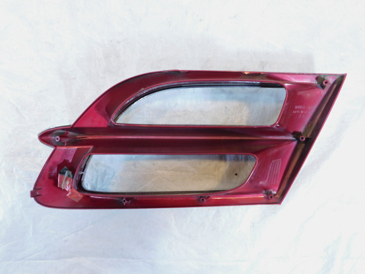 2001-2010 Honda GL1800 Goldwing Chrome/Red Left Louver Fairing Cowling Plastic - C3 Cycle