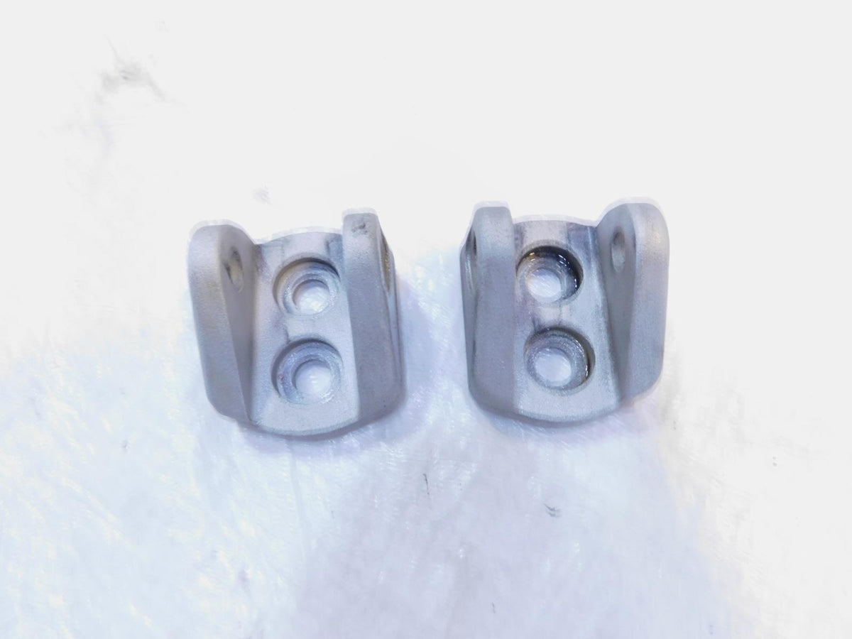 2013-2019 KTM 690 Duke Silver Left/Right Front Footrest Foot Pegs Bracket Mounts - C3 Cycle