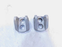 2013-2019 KTM 690 Duke Silver Left/Right Front Footrest Foot Pegs Bracket Mounts - C3 Cycle