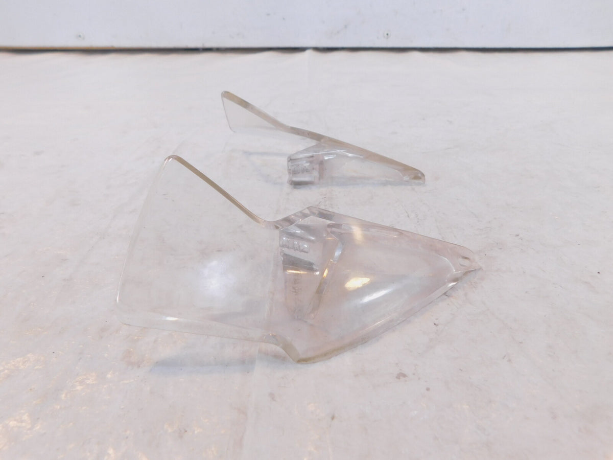 2005-2014 BMW R1200RT Clear Left/Right Front Windshield Mount Wind Deflectors - C3 Cycle