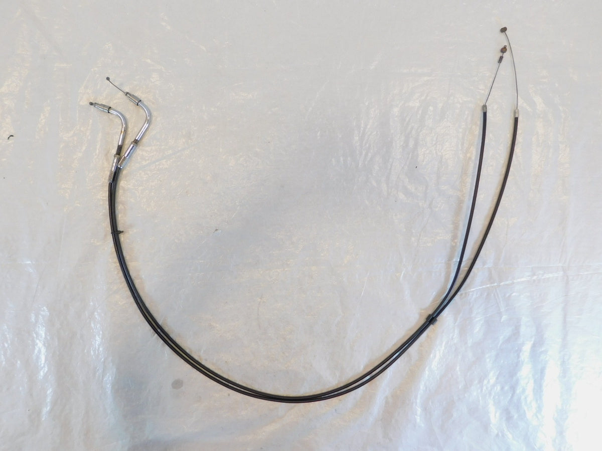 1999-2009 Harley Davidson Softail FXSTBI Night Train Throttle & Idle Cable Set - C3 Cycle
