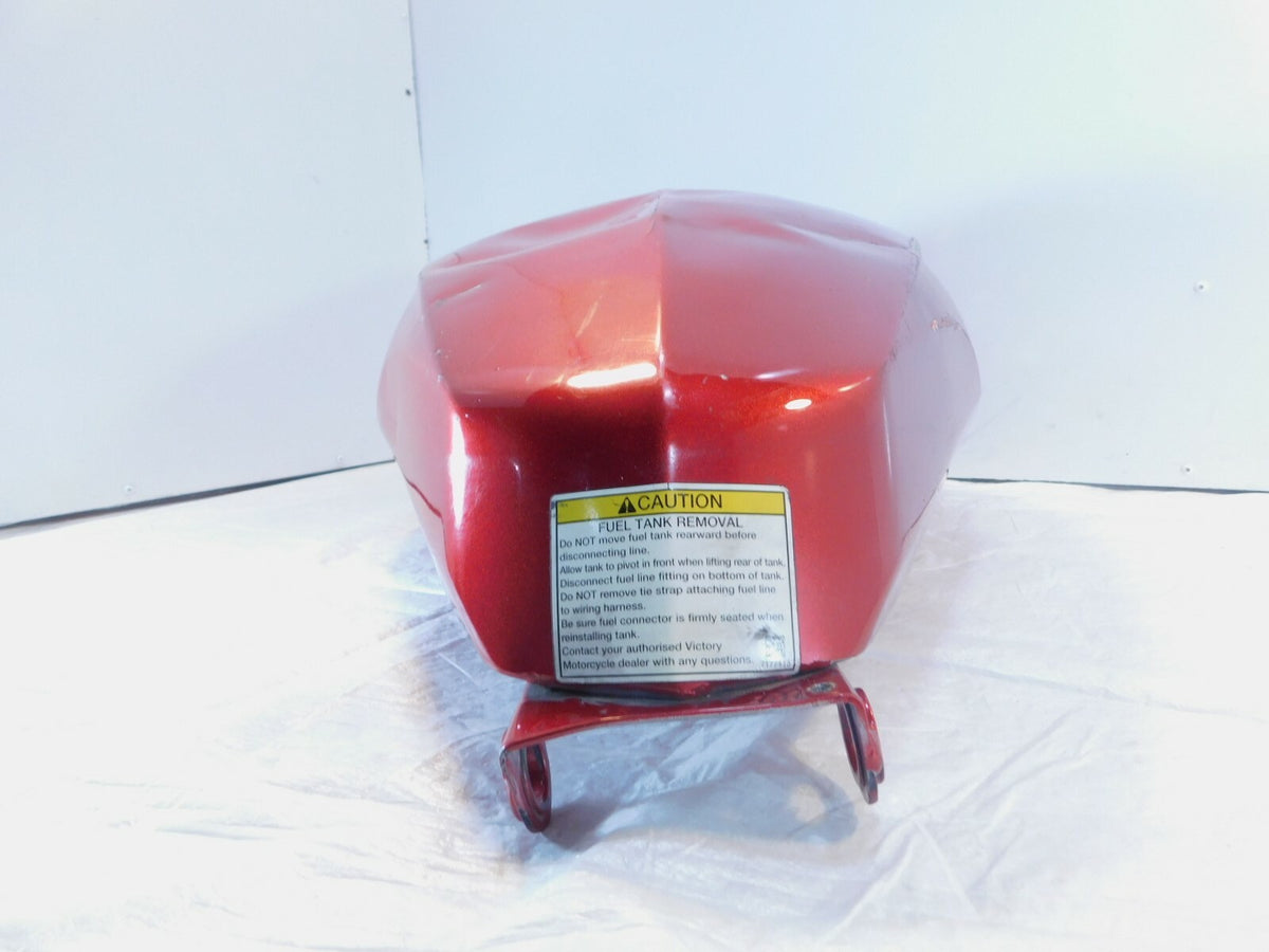 2010-2017 Victory Cross Country Sunset Red Fuel Gas Petrol Tank -Dented - C3 Cycle