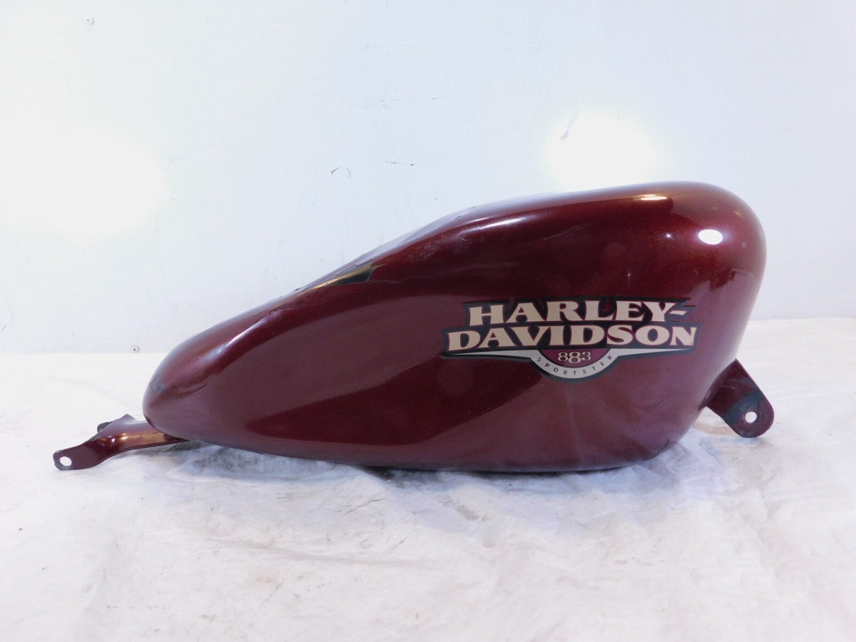 *Dented* Harley Davidson Sportster 883 1200 Red Fuel Gas Petrol Tank Reservoir - C3 Cycle