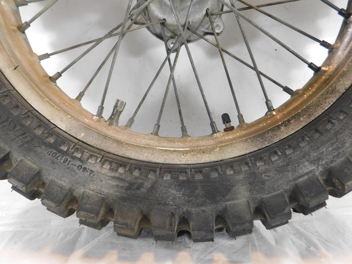 Kawasaki KLX250S KLX250 KLX300 Laced Rear Wheel Rim w/ Tire - 41025-0320-WA - C3 Cycle