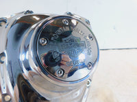 Harley Twin Cam Touring Softail Dyna Chrome Logo Right Engine Cam Gear Cover - C3 Cycle
