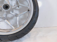 2006-2013 BMW F800ST F800 ST Silver Cast Front Wheel Rim & Tire - 36317682013 - C3 Cycle