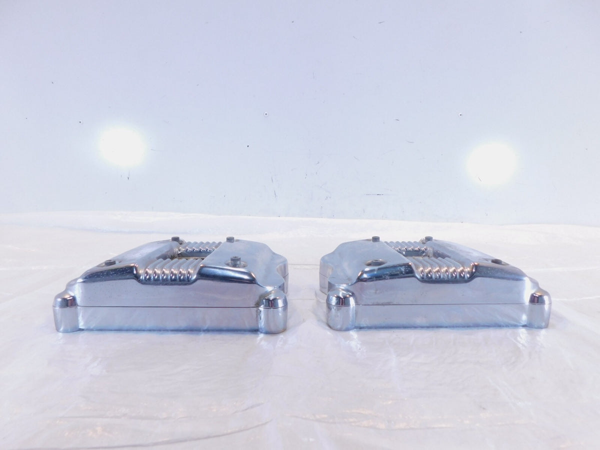 Harley Davidson Sportster 883 & 1200 Chrome Cylinder Head Cover Rocker Boxes - C3 Cycle