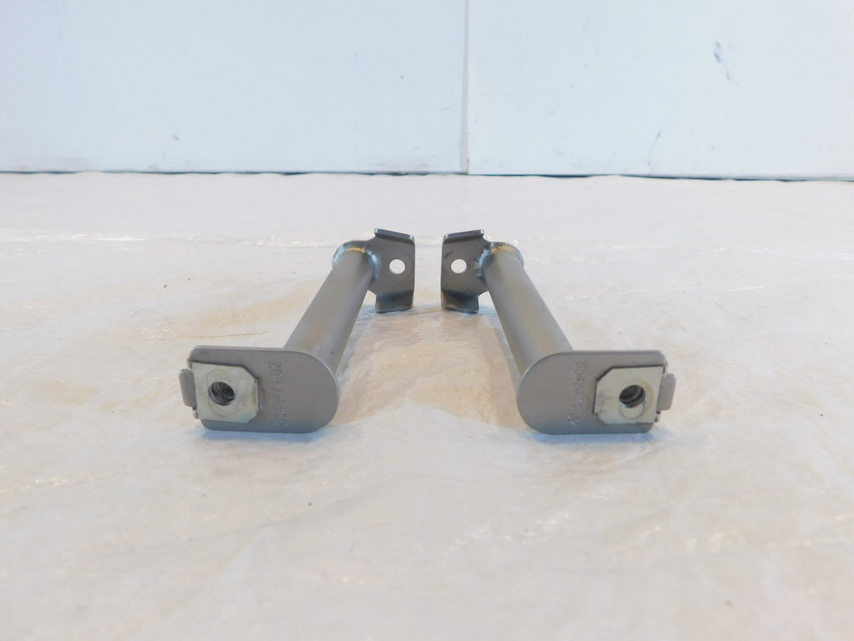 Pair BMW R1250RT R1200RT K52 Silver Radio Transceiver Box Center Holder Brackets - C3 Cycle