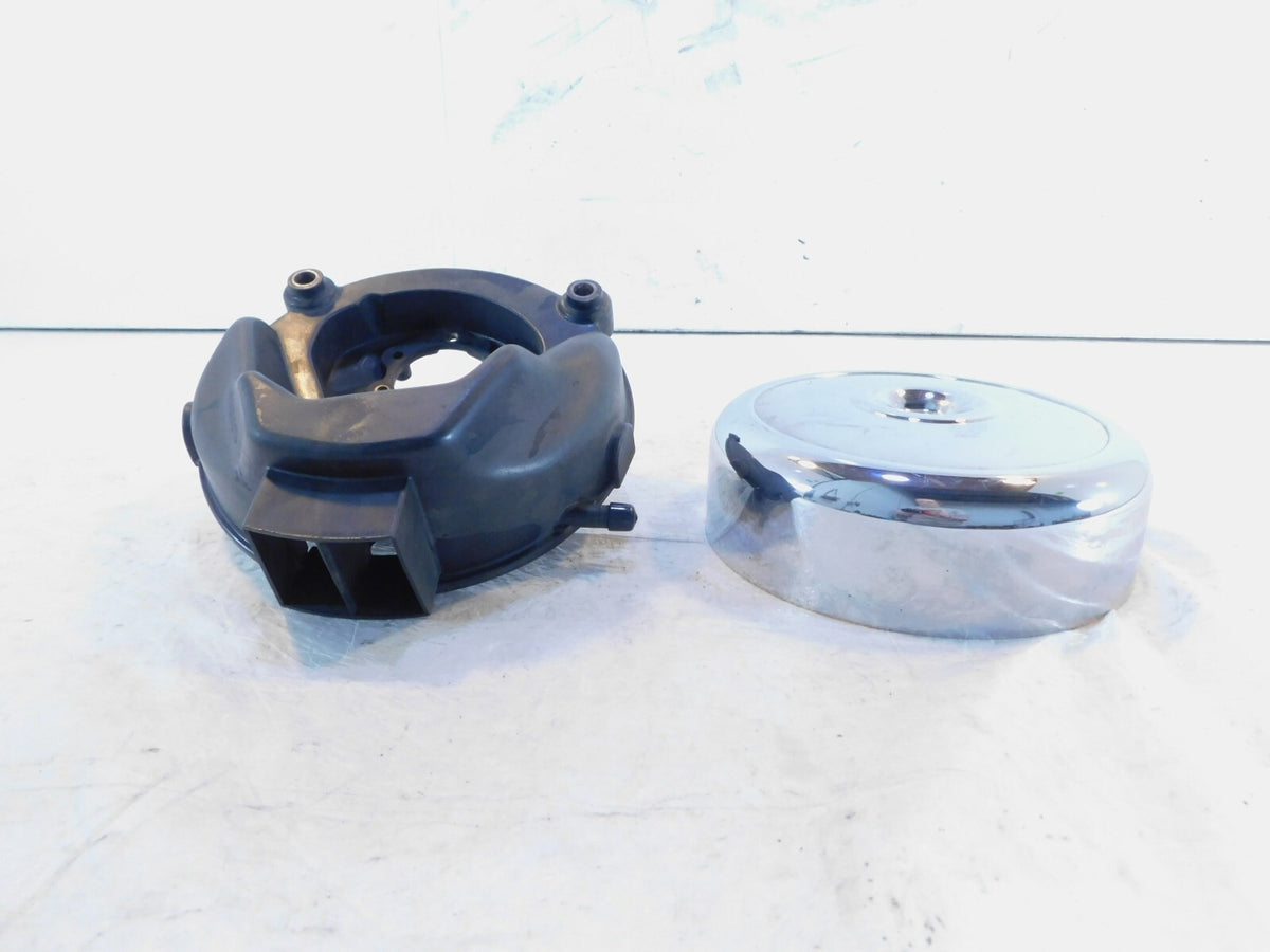 85-89 Harley Davidson Electra Glide FXR Softail Air Intake Cleaner Cover & Plate - C3 Cycle