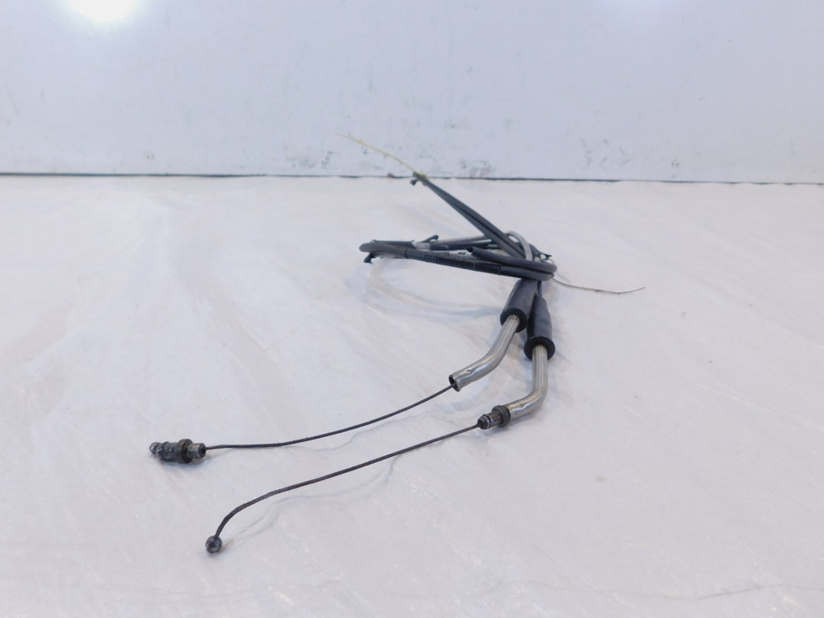 Pair Harley Davidson Sportster 883 Hugger & XLH 1200 Throttle & Idle Cable Lines - C3 Cycle