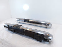 2003 03 Victory V92 Touring Cruiser Left/Right Exhaust Mufflers w/ Heat Shields - C3 Cycle