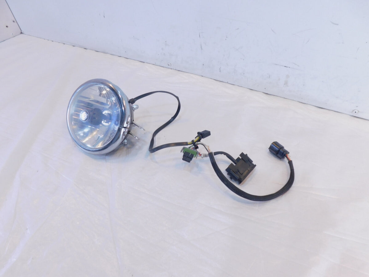 2011-2013 Harley Davidson Softail Blackline Front Headlight Head Lamp & Harness - C3 Cycle