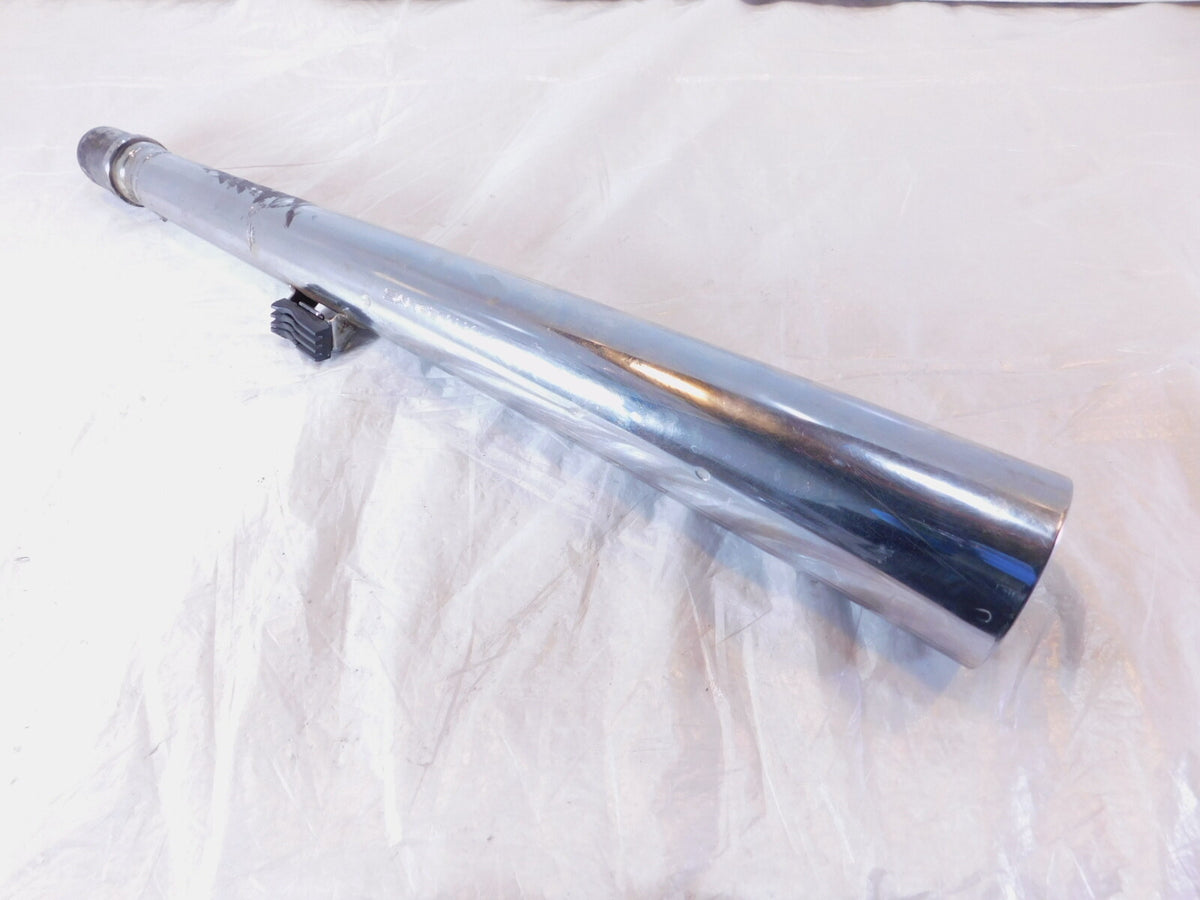 1983 83 Honda GL650 Silverwing 650 Chrome Rear Left Side Exhaust Muffler Pipe - C3 Cycle