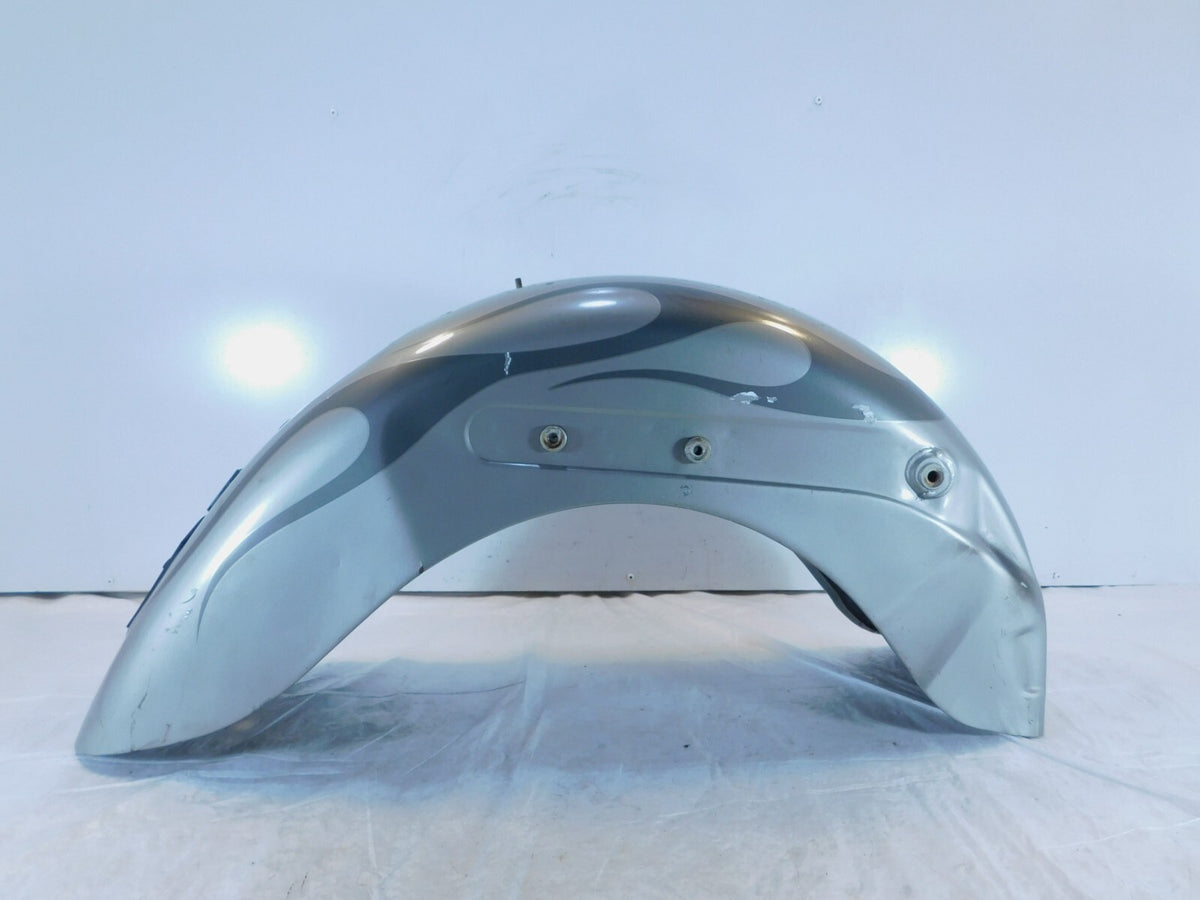 2000-2003 Honda VT1100C2 Shadow Sabre 1100 Gray Flames Rear Wheel Cover Fender - C3 Cycle