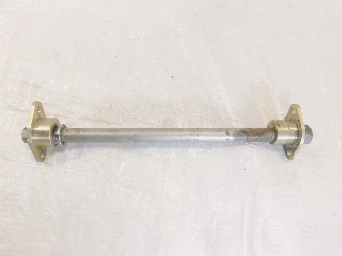2008 Triumph Street Triple 675 Rear Wheel Swingarm Pivot Bolt Shaft & Adjusters - C3 Cycle
