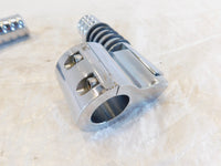 Harley Electra Glide & Road King Highway Footrest Footpeg Mount Bracket Clamps - C3 Cycle