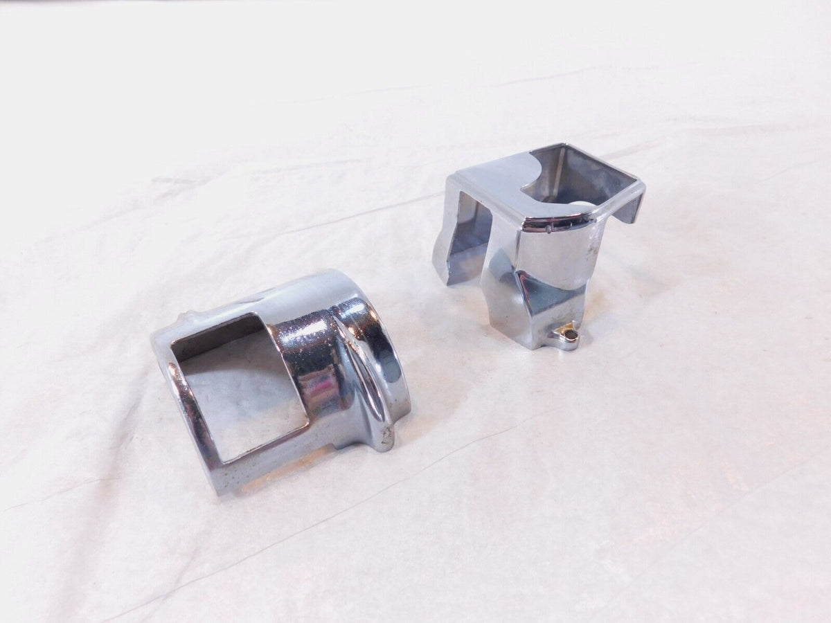 Honda VTX1800 VTX1800R VTX1800S Chrome Left Handlebar Turn Signal Switches Cover - C3 Cycle
