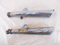 1982-1983 Yamaha XJ750 Maxim 750 Chrome Left/Right Exhaust Muffler System Pipes - C3 Cycle