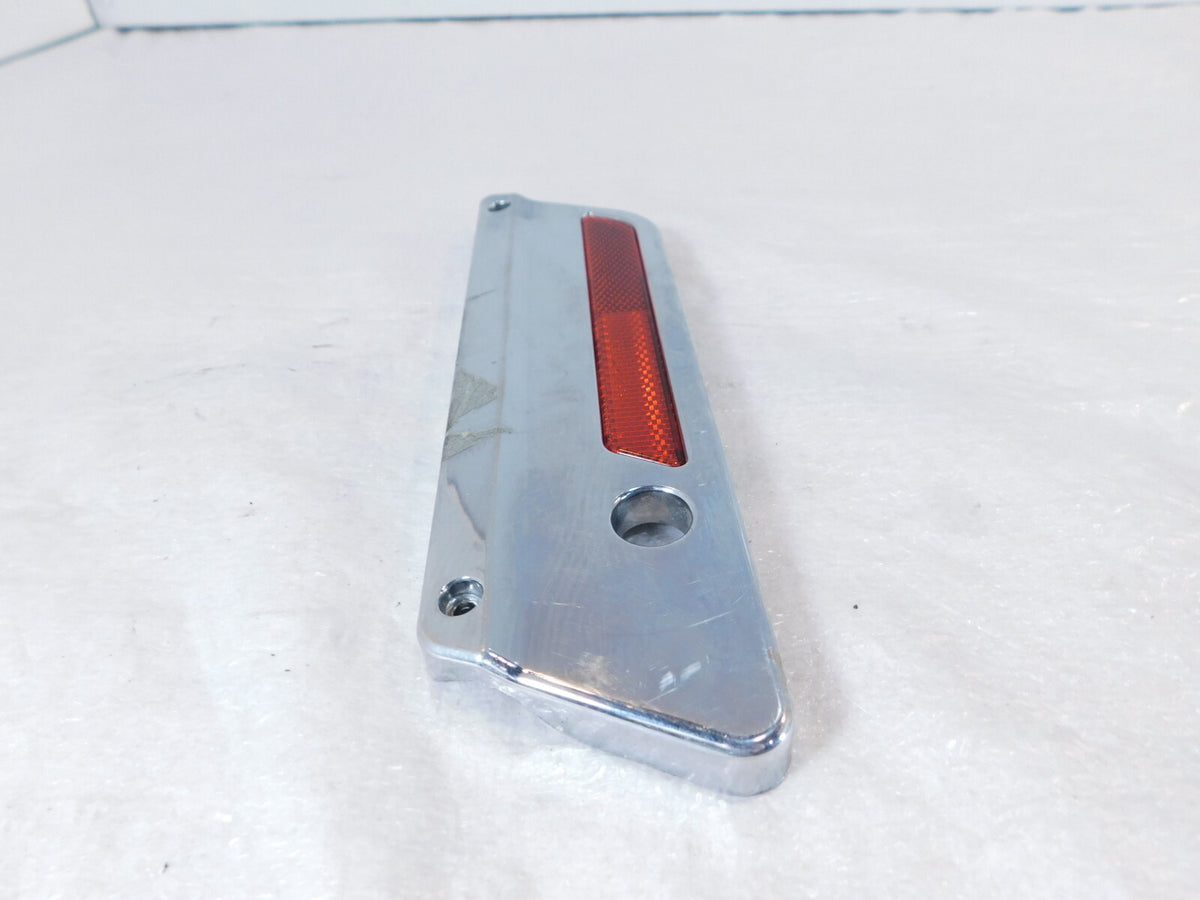 Harley Touring Electra Street Glide Road King Red Right Saddlebag Latch Cover - C3 Cycle
