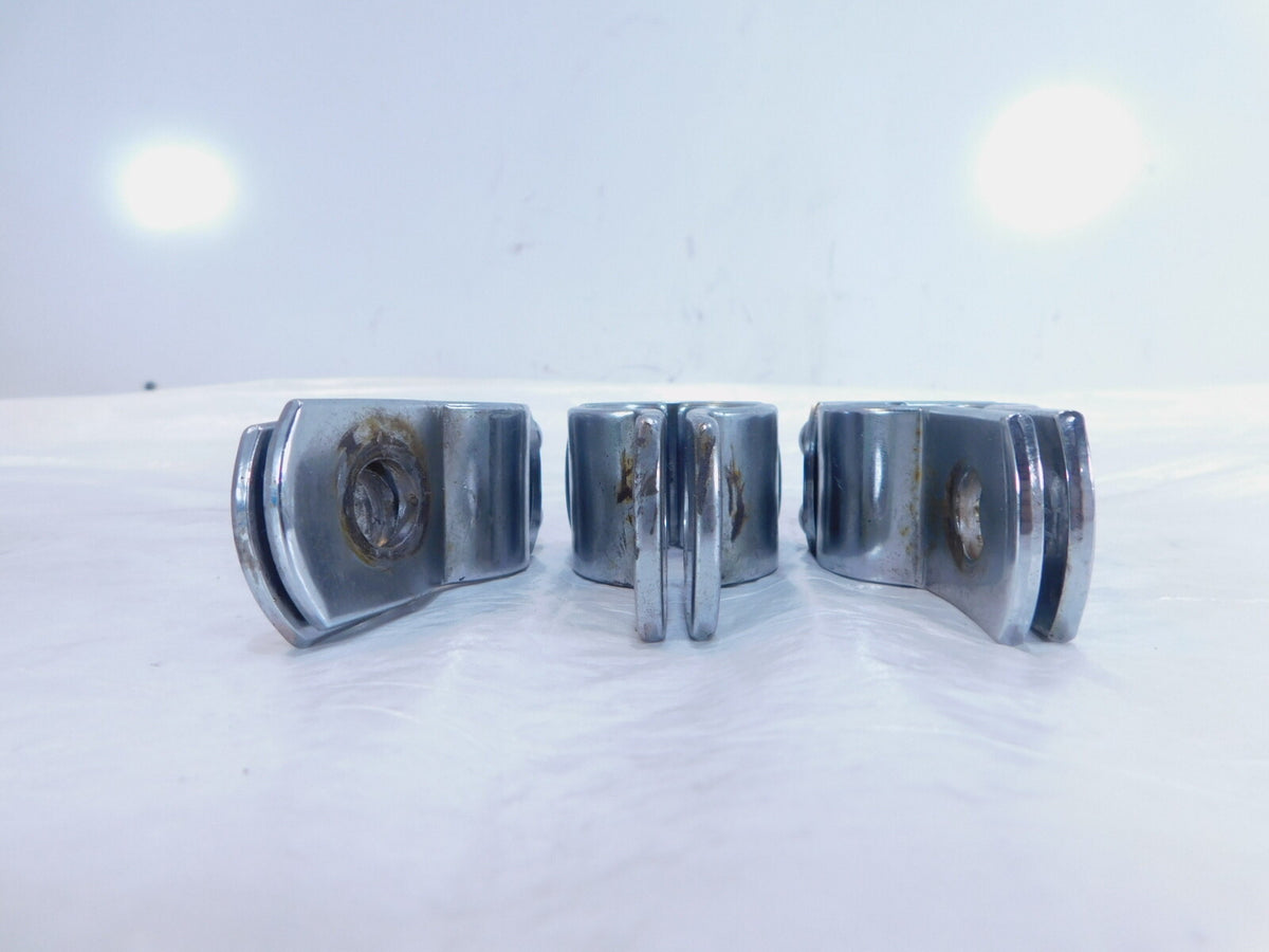 Harley Electra Glide & Road King Highway Footrest Footpeg Mount Clamp Brackets - C3 Cycle