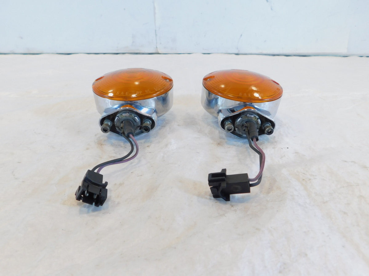 Harley Softail & Touring Electra Glide Road King Rear Turn Signal Indicators - C3 Cycle