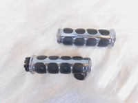 Harley Davidson Dyna Softail Sportster Rubber & Chrome Handlebar Right Hand Grip - C3 Cycle