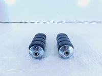 Pair Harley Touring FXR Dyna Sportster & Softail Black ISO Peg Footpeg Footrests
