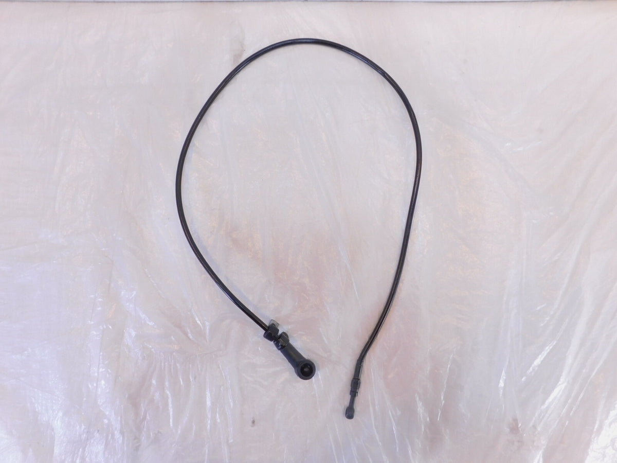 Harley Davidson Sportster 883 Hugger & 1200 Black Front Wheel Brake Line Hose - C3 Cycle
