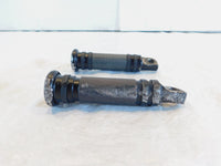 Harley Touring FXR Dyna Sportster & Softail Black Foot Peg Footpeg Footrests - C3 Cycle