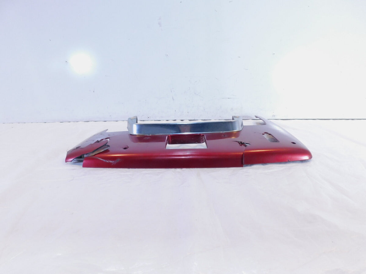 Honda GL1500 Goldwing 1500 Red Rear Trunk Cover Lower Under Fairing -Damage