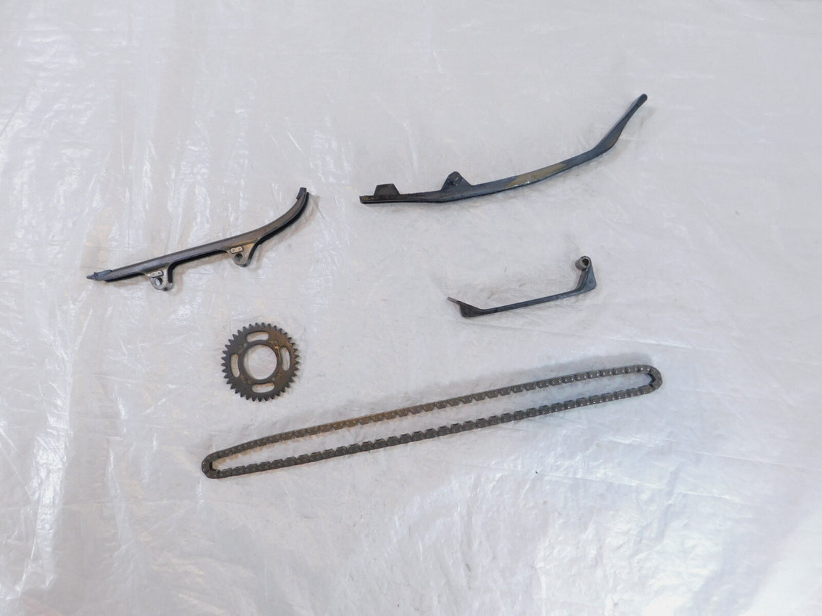 1991-2003 Honda Nighthawk 750 CB750 Starter Clutch Chain & Tensioner Guides Lot - C3 Cycle