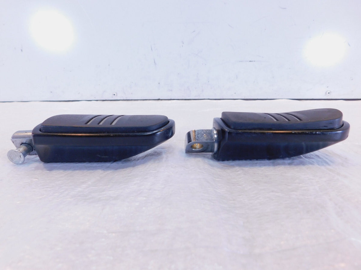 Harley Touring FXR Dyna Sportster & Softail Metal & Rubber Footpegs Footrests - C3 Cycle