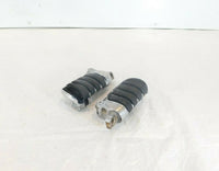 Harley Touring FXR Dyna Sportster & Softail Chrome & Rubber Footpegs Footrests - C3 Cycle