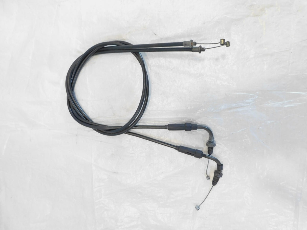 Moto Guzzi California 1100 Special Sport Alu Titanium Throttle Open/Close Cables - C3 Cycle