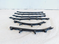 Piaggio Vespa LX LXV S 50 125 150 Rubber Lower Central Foot Mat Strips - C3 Cycle