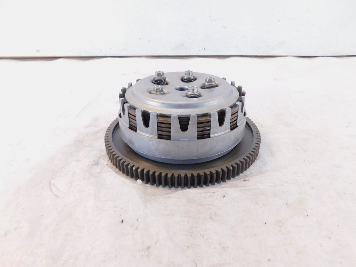 1982-1983 Yamaha XJ750 Maxim 750 Engine Clutch Basket w/ Pressure Friction Plate - C3 Cycle
