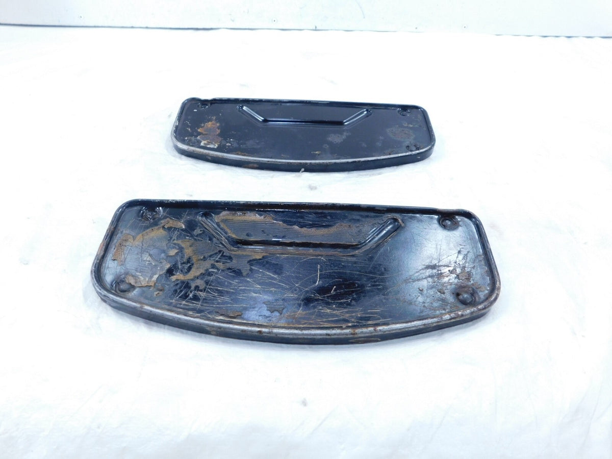 1976 76 Moto Guzzi Convert V1000 Left/Right Front Footrest Footboard Foot Rests - C3 Cycle