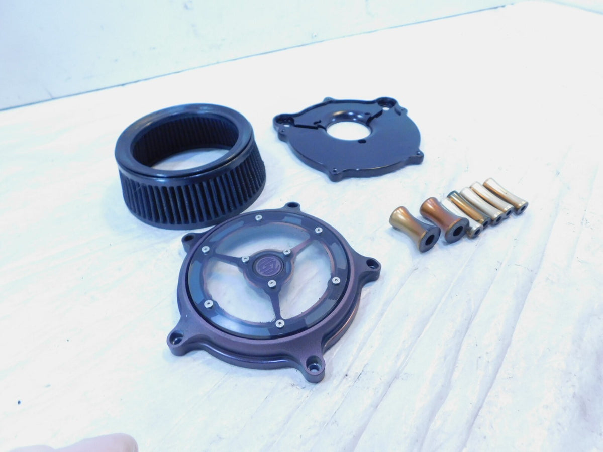 Harley Davidson Electra Glide Dyna Softail Roland Sand Air Intake Filter Cleaner - C3 Cycle