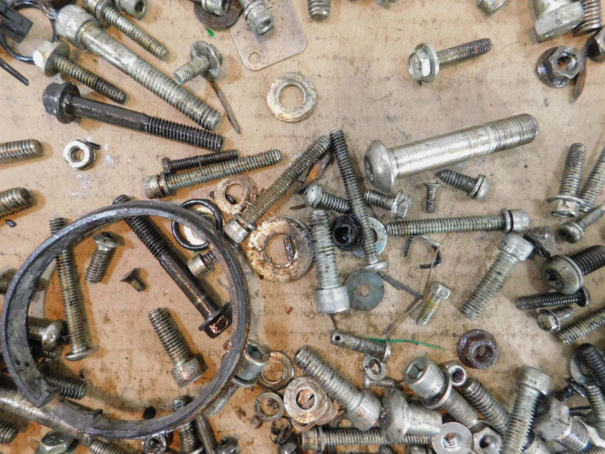 2007 07 Harley Davidson Sportster 1200 Low Nuts Bolts & Brackets Parts Box Lot - C3 Cycle