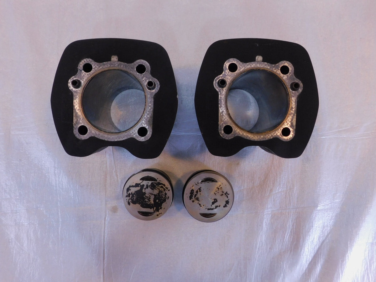 Harley Davidson Twin Cam Touring Dyna & Softail Engine Pistons & Black Cylinders - C3 Cycle