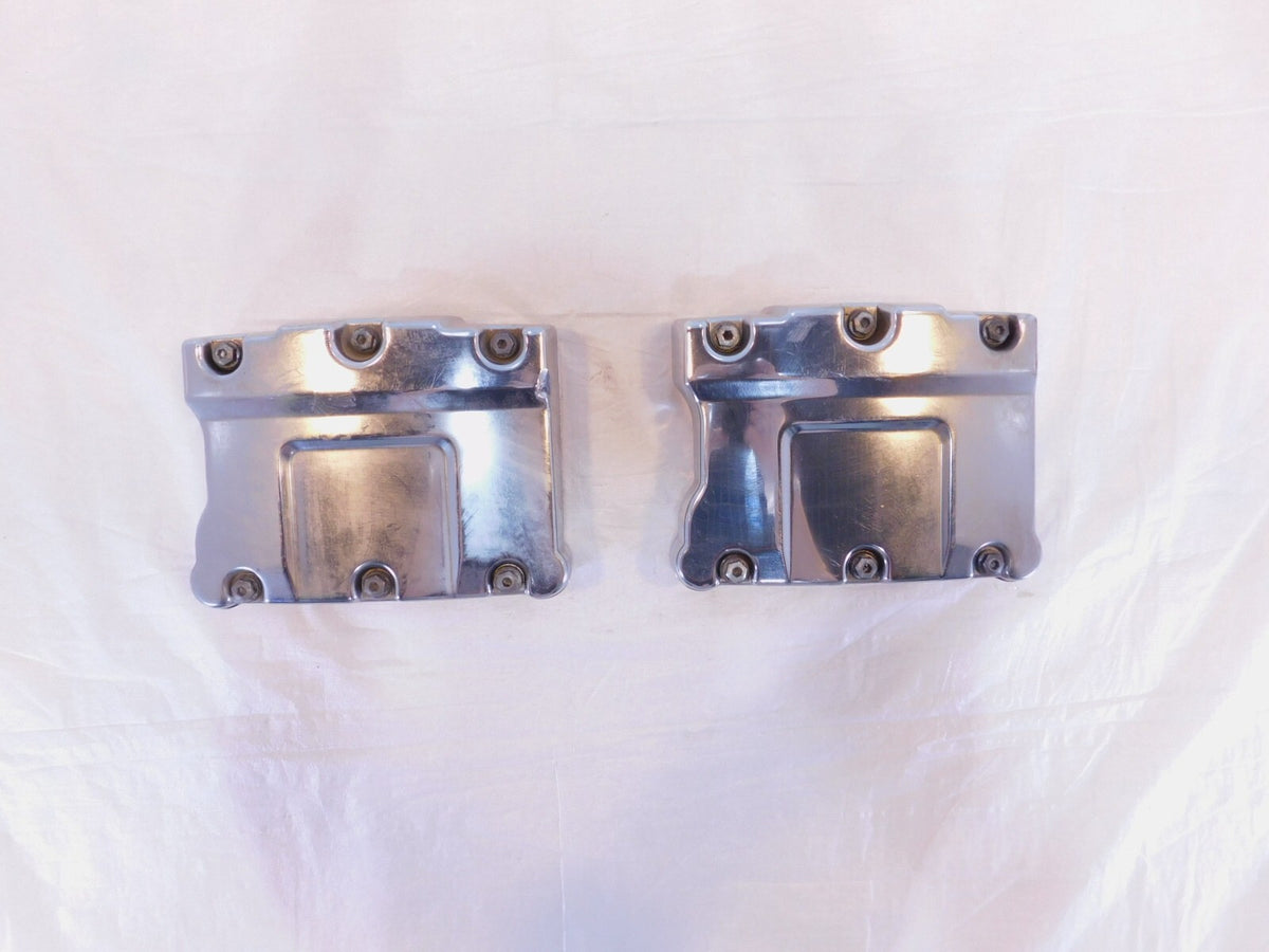 Harley Davidson Touring Dyna & Softail Chrome Cylinder Head Rocker Boxes - C3 Cycle