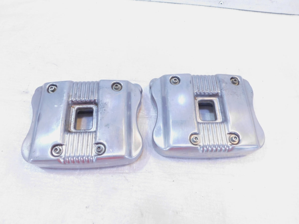 Harley Sportster 883 & 1200 Polished Rocker Box Bottom & Top Covers w/ Arms - C3 Cycle