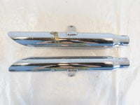 Harley Davidson Sportster 883 & 1200 Chrome Exhaust Header Pipe Mufflers - C3 Cycle