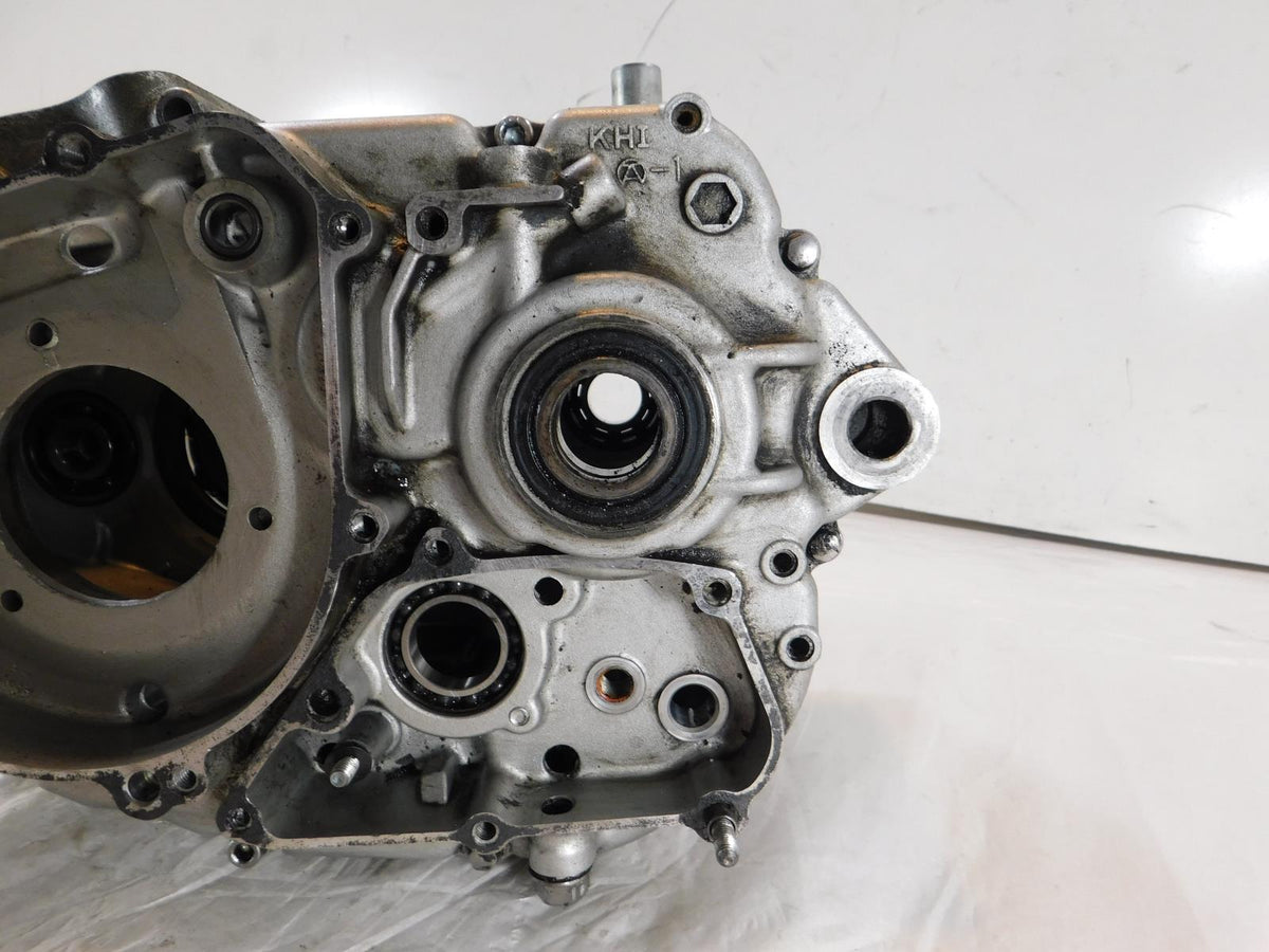 2006-2007 Kawasaki KLX250S 250 Silver Engine Motor Block Crankcase Crank Case - C3 Cycle