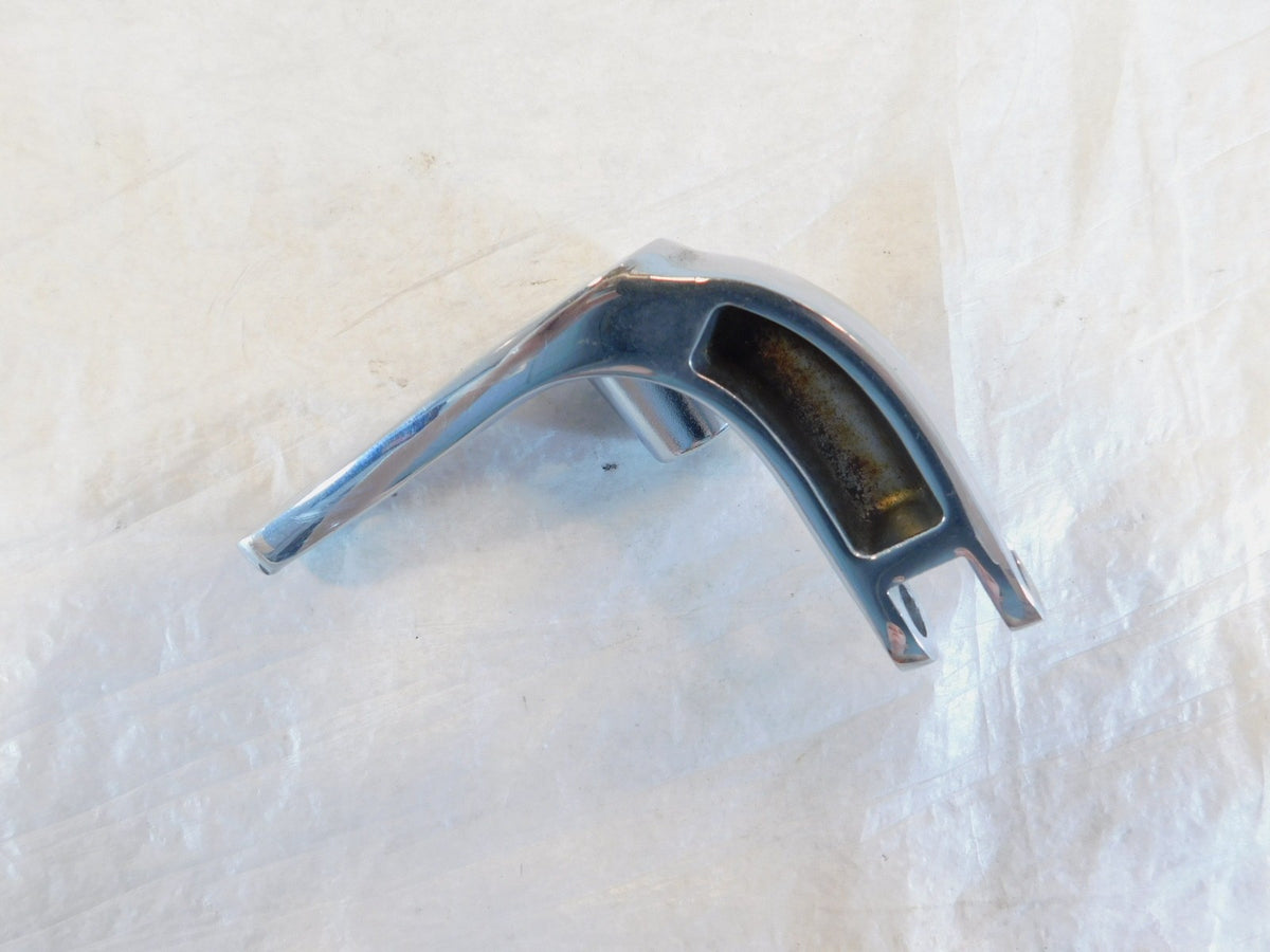 Harley Dyna Wide Glide & Fat Bob Forward Controls Chrome Left Footpeg Mount - C3 Cycle