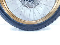 2012 Zero Motorcycle XU Spoked Laced Wire Front Wheel Rim w/ Tire & Brake Rotor - C3 Cycle