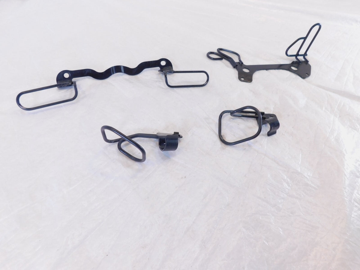 Yamaha V-Star 1100 XVS1100 Classic Silverado Cable Hose & Wire Guide Bracket Lot - C3 Cycle