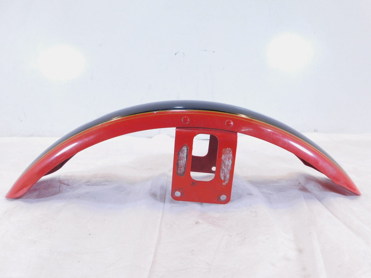 Harley Davidson Sportster 883 & 1200 & Dyna Red & Black Front Wheel Cover Fender - C3 Cycle